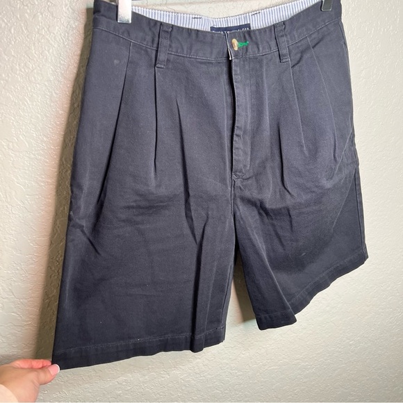 Navy Blue Tommy Hilfiger Cotton Dress Shorts - Picture 8 of 10